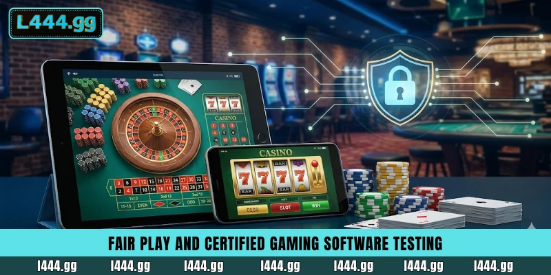 Fair play and certified gaming software testing