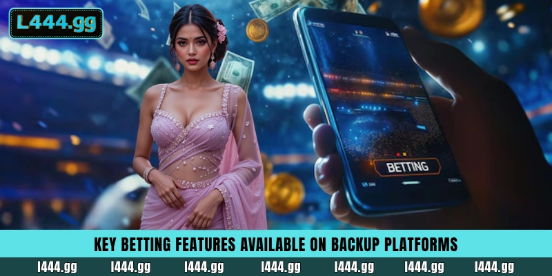 Overview of casino games and sports betting markets available on L444 backup sites