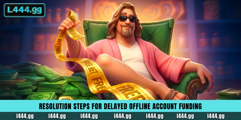 Resolution steps for delayed offline account funding