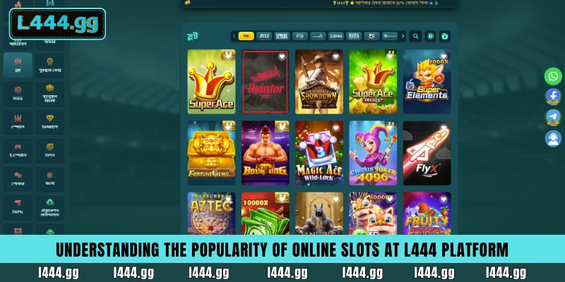 Understanding the popularity of online slots at L444 platform